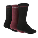 Load image into Gallery viewer, Men's Crew Sports Socks with Stripe - 3 Pairs