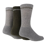 Load image into Gallery viewer, Men's Crew Sports Socks with Stripe - 3 Pairs