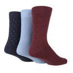 Load image into Gallery viewer, Men&#39;s Multi Colour Pin Dot Socks - 3 Pairs
