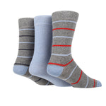 Load image into Gallery viewer, Men&#39;s Socks with Stripes - 3 Pairs
