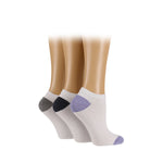 Load image into Gallery viewer, Women&#39;s Multi Colour Trainer Socks - 3 Pairs
