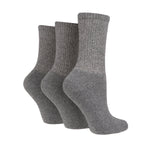 Load image into Gallery viewer, Women's Plain Crew Sports Socks - 3 Pairs
