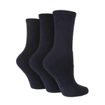 Load image into Gallery viewer, Women's Plain Crew Sports Socks - 3 Pairs