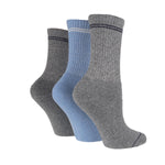 Load image into Gallery viewer, Women's Multi Colour Crew Sports Socks - 3 Pairs