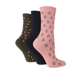 Load image into Gallery viewer, Women's Diamond Socks - 3 Pairs