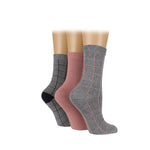 Load image into Gallery viewer, Women's Grid Socks - 3 Pairs
