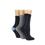 Load image into Gallery viewer, Women's Grid Socks - 3 Pairs