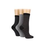 Load image into Gallery viewer, Women's Stripe Socks - 3 Pairs