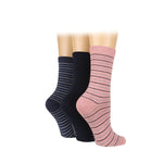 Load image into Gallery viewer, Women's Stripe Socks - 3 Pairs