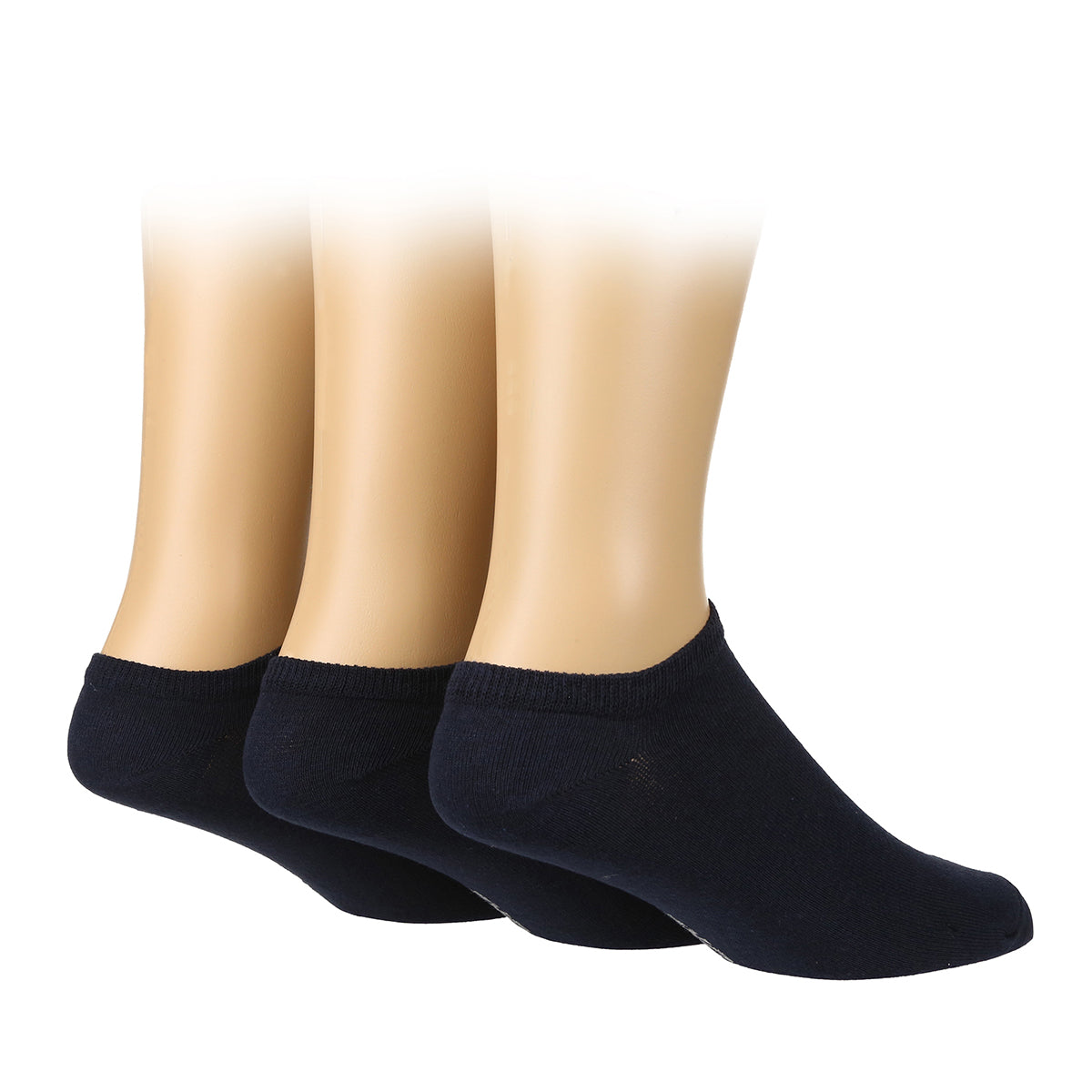 Men's Plain Trainer Socks - 3 Pairs