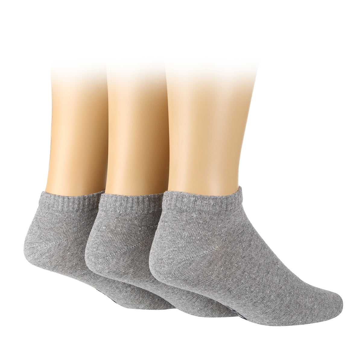 Men's Plain Trainer Sports Socks - 3 Pairs