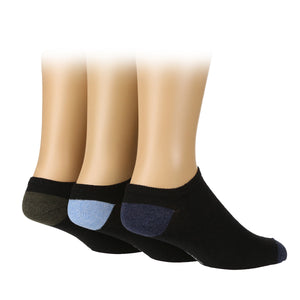 Men's Multi Colour Trainer Socks - 3 Pairs