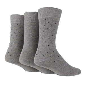 Men's Pin Dot Socks - 3 Pairs