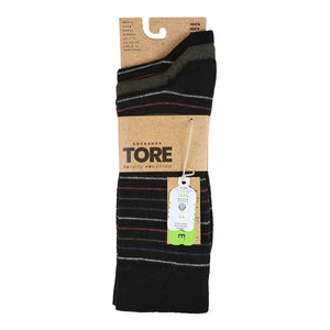 Men's Multi Stripe Socks - 3 Pairs