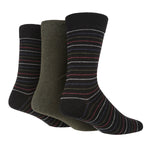 Load image into Gallery viewer, Men&#39;s Multi Stripe Socks - 3 Pairs
