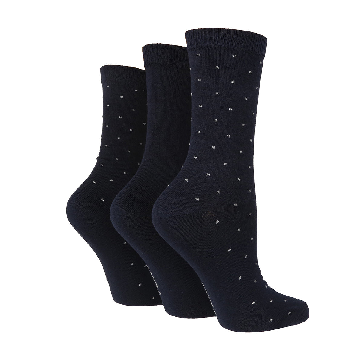 Women's Pin Dot Socks - 3 Pairs