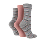 Load image into Gallery viewer, Women&#39;s Multi Stripe Socks - 3 Pairs
