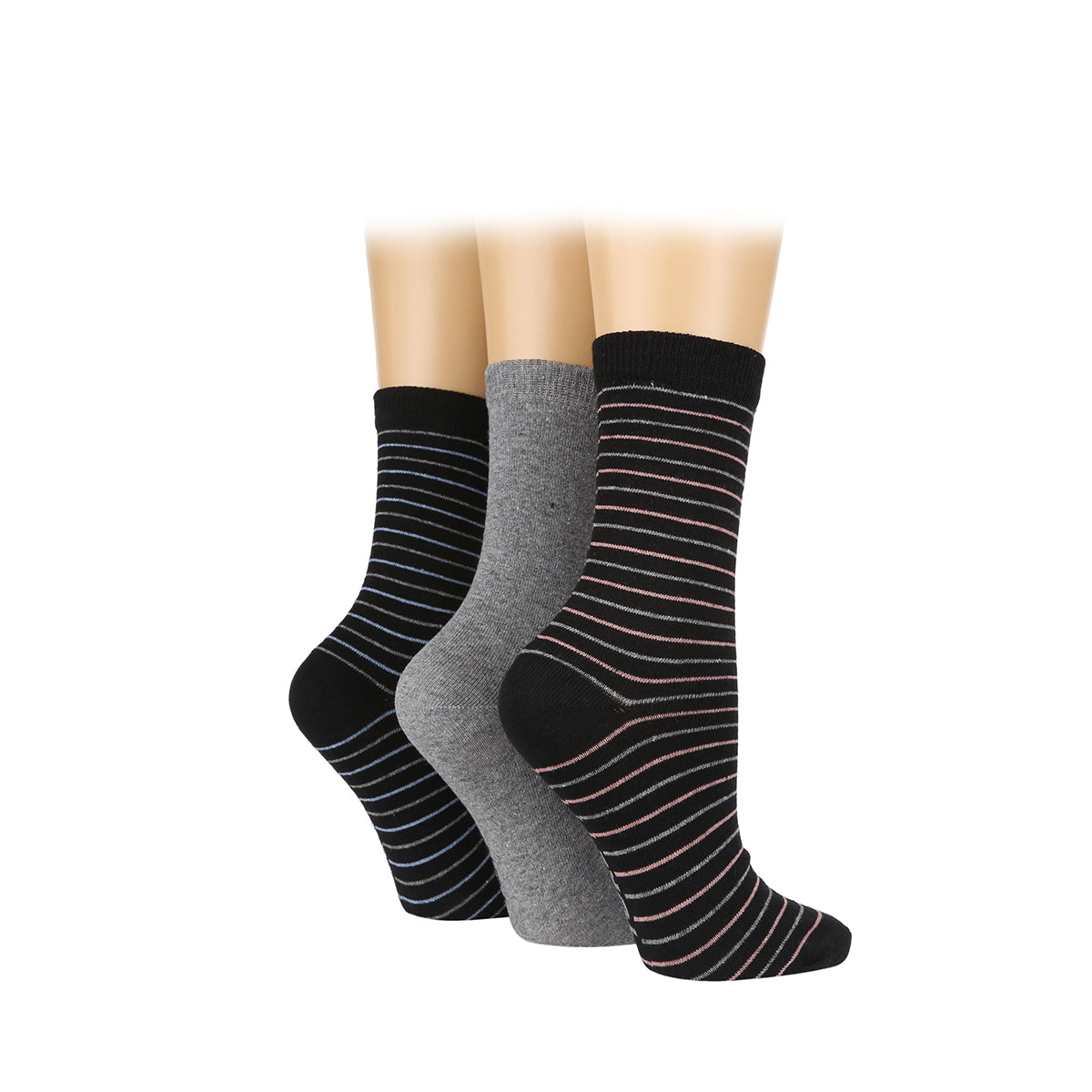 Women's Stripe Socks - 3 Pairs