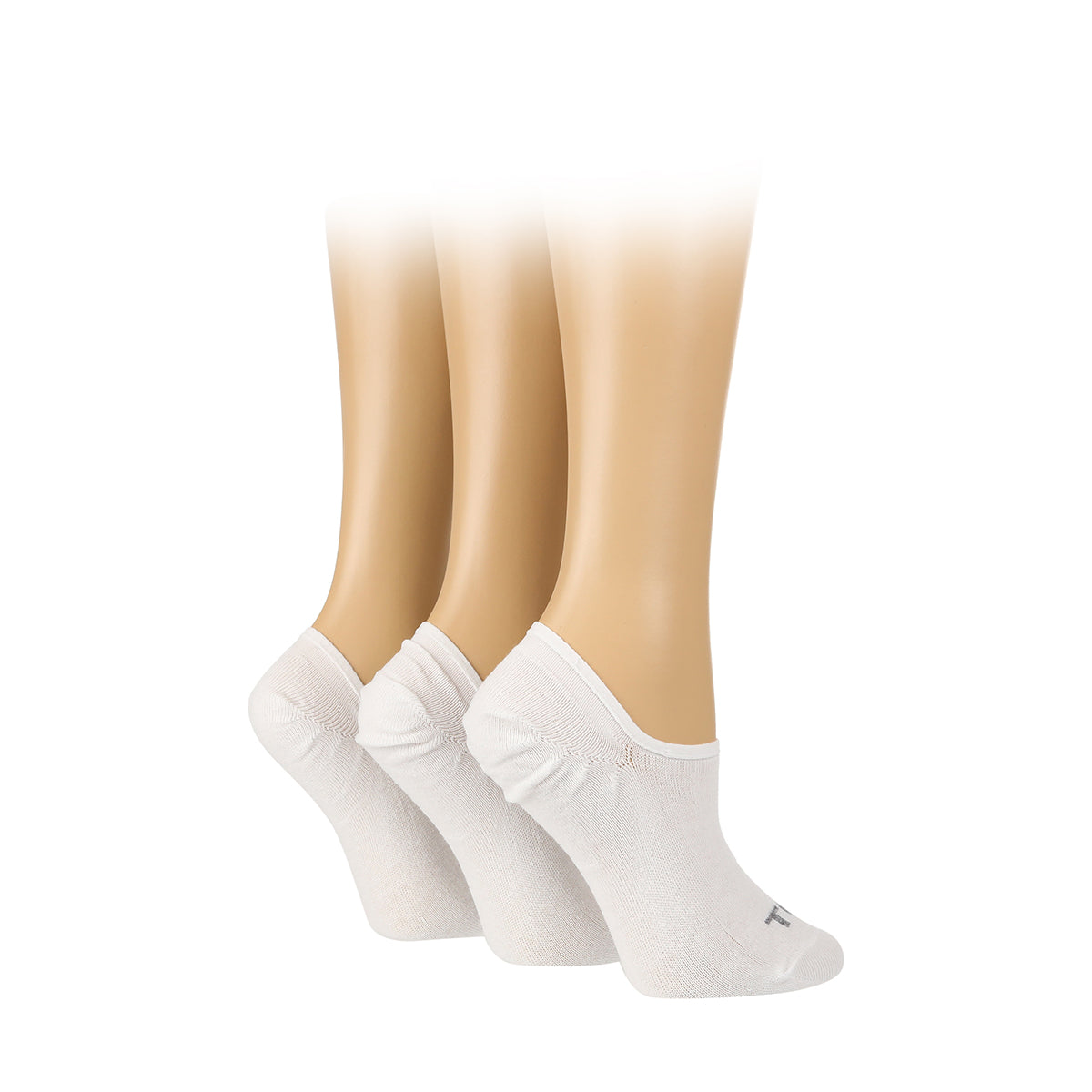 Women's High Cut Ped Socks - 3 Pairs